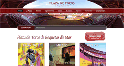Desktop Screenshot of plazadetoros.aytoroquetas.org